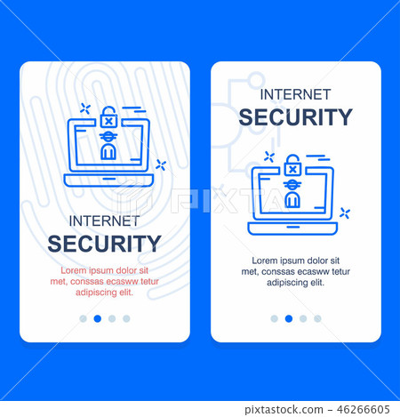 Cyber security design with creative design Cyber security design with creative design 46266605