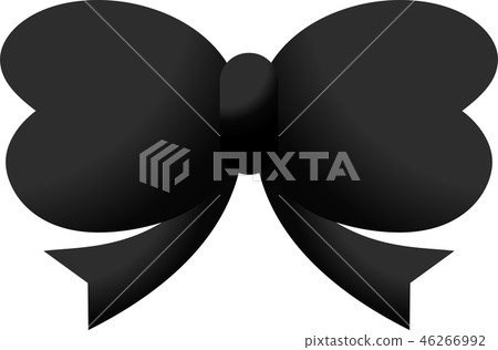 Ribbon bow tie present decoration cute illustration 46266992