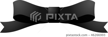 Ribbon bow tie present decoration cute illustration 46266993