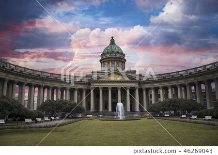 Kazan Cathedral in the city of St. Petersburg. 46269043