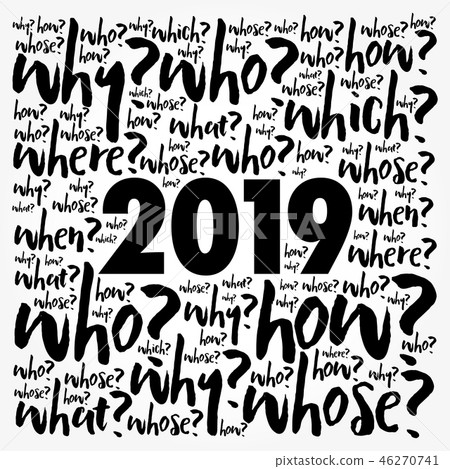 2019 problem questions word cloud collage 46270741