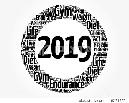 2019 health and sport goals word cloud 2019 health and sport goals word cloud 46271551