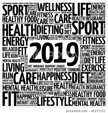 2019 health and sport goals word cloud 2019 health and sport goals word cloud 46271552