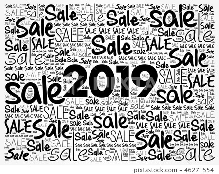 2019 SALE word cloud collage 2019 SALE word cloud collage 46271554