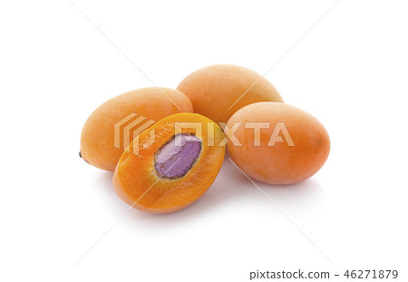 sweet Marian plum thai fruit isolated on white  46271879