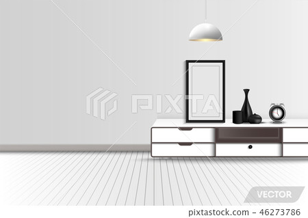 Living room interior design and decorative, Vector Living room interior design and decorative, Vector 46273786