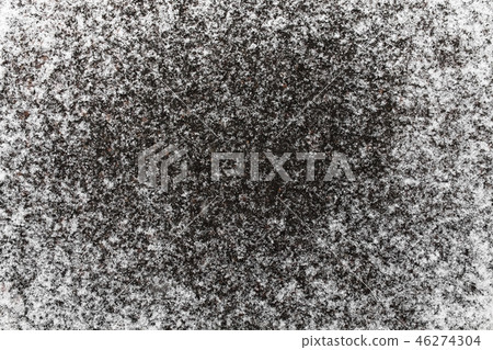 The asphalt covered with snow, lots of snow The asphalt covered with snow, lots of snow 46274304