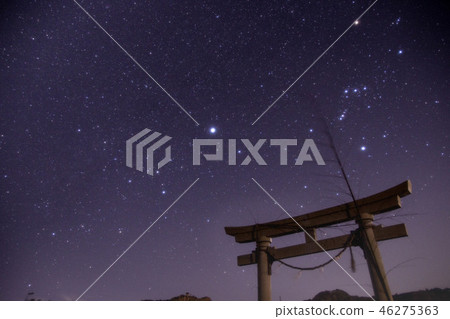 東納米的鳥居和星空 東納米的鳥居和星空 46275363