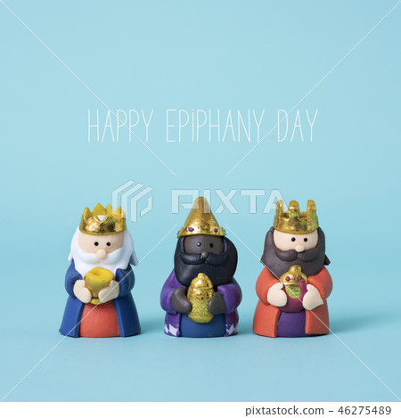 the magi and the text happy epiphany day 46275489