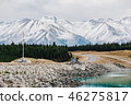 lake pukak in New Zealand. 46275817