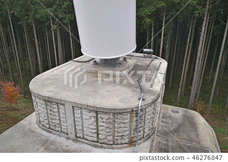Base of the main tower of the suspension bridge Base of the main tower of the suspension bridge 46276847