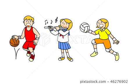 外國學生國際學生籃球俱樂部銅管樂隊俱樂部排球俱樂部 46276902