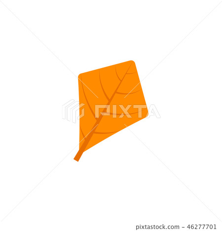 rhomboid leaf flat icon 46277701
