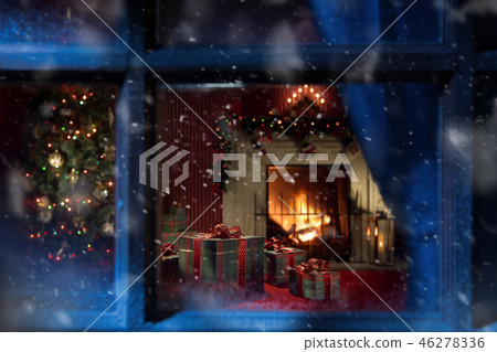 behind the window 46278336