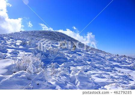 漢拏山，雪，雪， 46279285