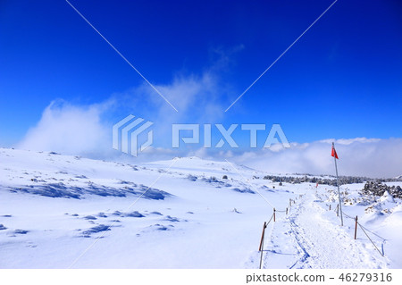 Mt. Halla, snow, snow, snow, 46279316