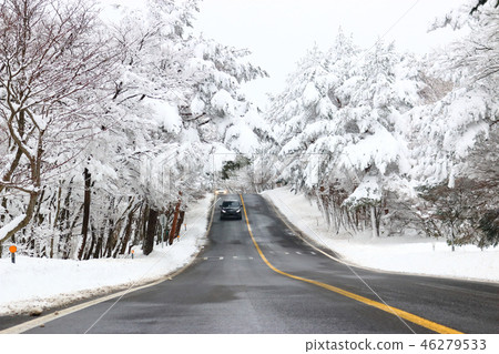 Road, way to Mt. Halla, snow, snow, snow, Road, way to Mt. Halla, snow, snow, snow, 46279533