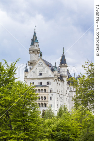 Schwangau, Germany - Neuschwanstein Castle Schwangau, Germany - Neuschwanstein Castle 46280471