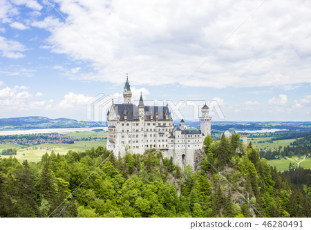 Schwangau, Germany - Neuschwanstein Castle Schwangau, Germany - Neuschwanstein Castle 46280491