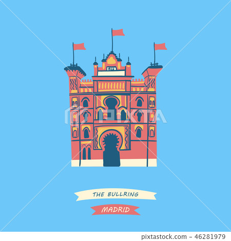 Famous bullring located in Madrid Famous bullring located in Madrid 46281979
