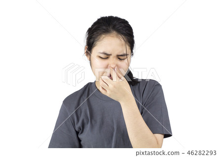 girl smell foul 46282293