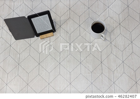 E-book and a cup of coffee 46282407