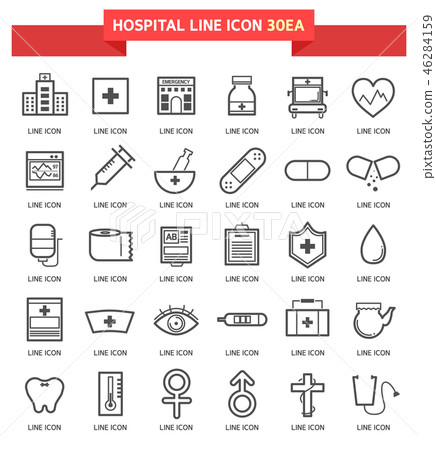 醫療圖標集 醫療圖標集 46284159