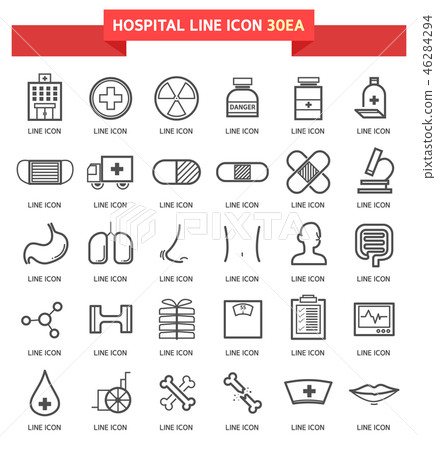 醫療圖標集 醫療圖標集 46284294