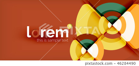 Circle abstract background 46284490