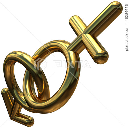 CG 3D illustration 3D design mark male and female pair sign toilet cutout CG 3D illustration 3D design mark male and female pair sign toilet cutout 46284656