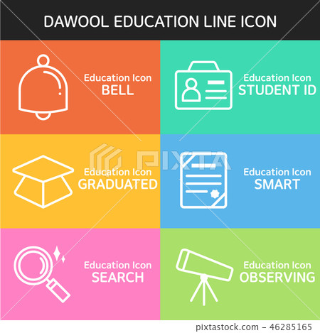 Education Icon Set 46285165