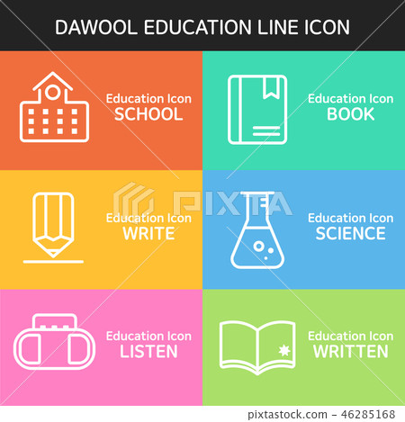 Education Icon Set Education Icon Set 46285168