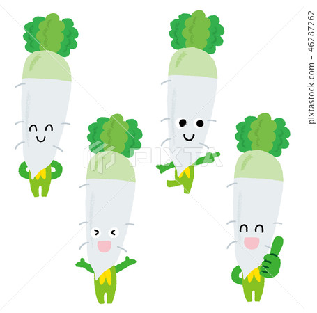 Daikon character Daikon character 46287262