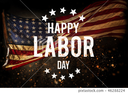 Labor day banner, patriotic background Labor day banner, patriotic background 46288224