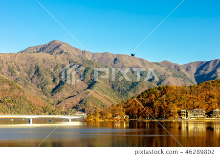 Autumn Fuji Kawaguchiko mountain foliage Autumn Fuji Kawaguchiko mountain foliage 46289802