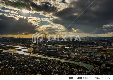 Mizushima coastal industrial area Mizushima coastal industrial area 46290809