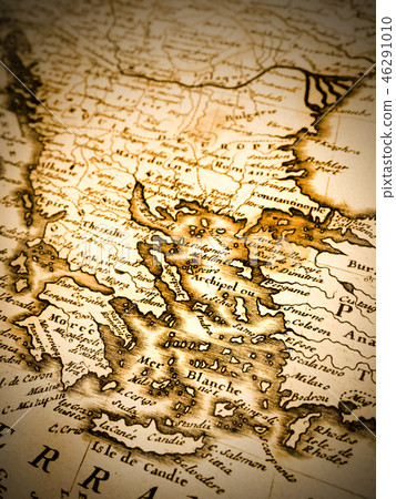 Old Map Greece Old Map Greece 46291010