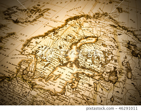 Old map Northern Europe 46291011