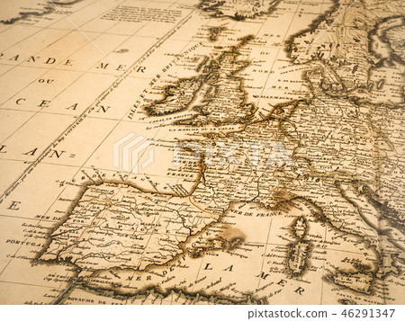 Old Map Iberia Peninsula Old Map Iberia Peninsula 46291347