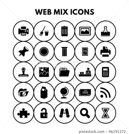 Web Mix Icons Web Mix Icons 46291372