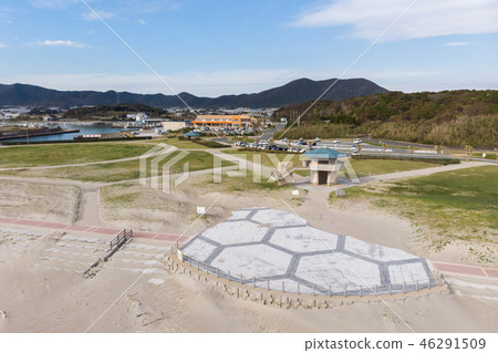 [Aichi Prefecture] Cape Irago Cape Omotehama Aerial shot 46291509