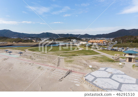 [Aichi Prefecture] Cape Irago Cape Omotehama Aerial shot 46291510