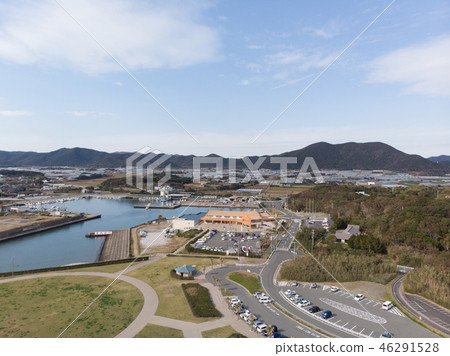 [Aichi Prefecture] Cape Irago Cape Omotehama Aerial shot 46291528