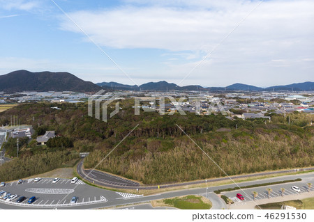 [Aichi Prefecture] Cape Irago Cape Omotehama Aerial shot 46291530