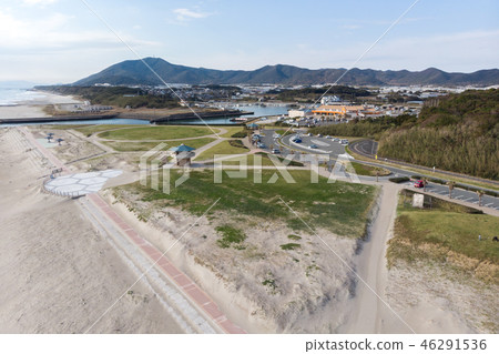 [Aichi Prefecture] Cape Irago Cape Omotehama Aerial shot 46291536