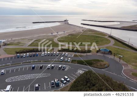 [Aichi Prefecture] Cape Irago Cape Omotehama Aerial shot 46291538