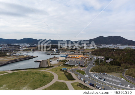 [Aichi Prefecture] Cape Irago Cape Omotehama Aerial shot 46291550