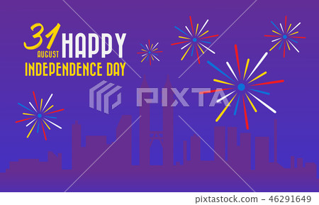 Vector illustration for Malaysia National Day Vector illustration for Malaysia National Day 46291649