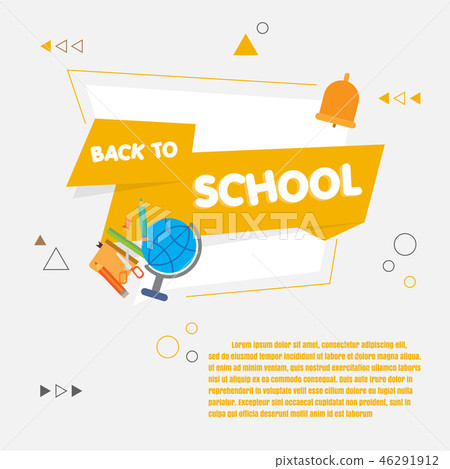 Back to school sale vector illustration - Stock Illustration [46291912 ...