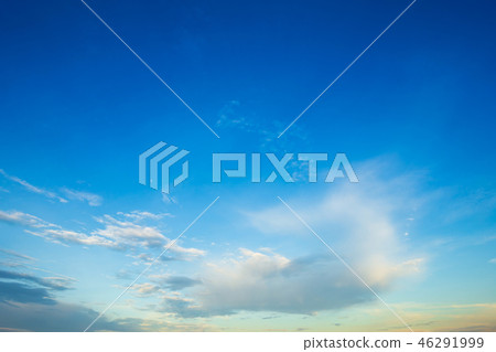 sky background texture with white clouds sunset. 46291999